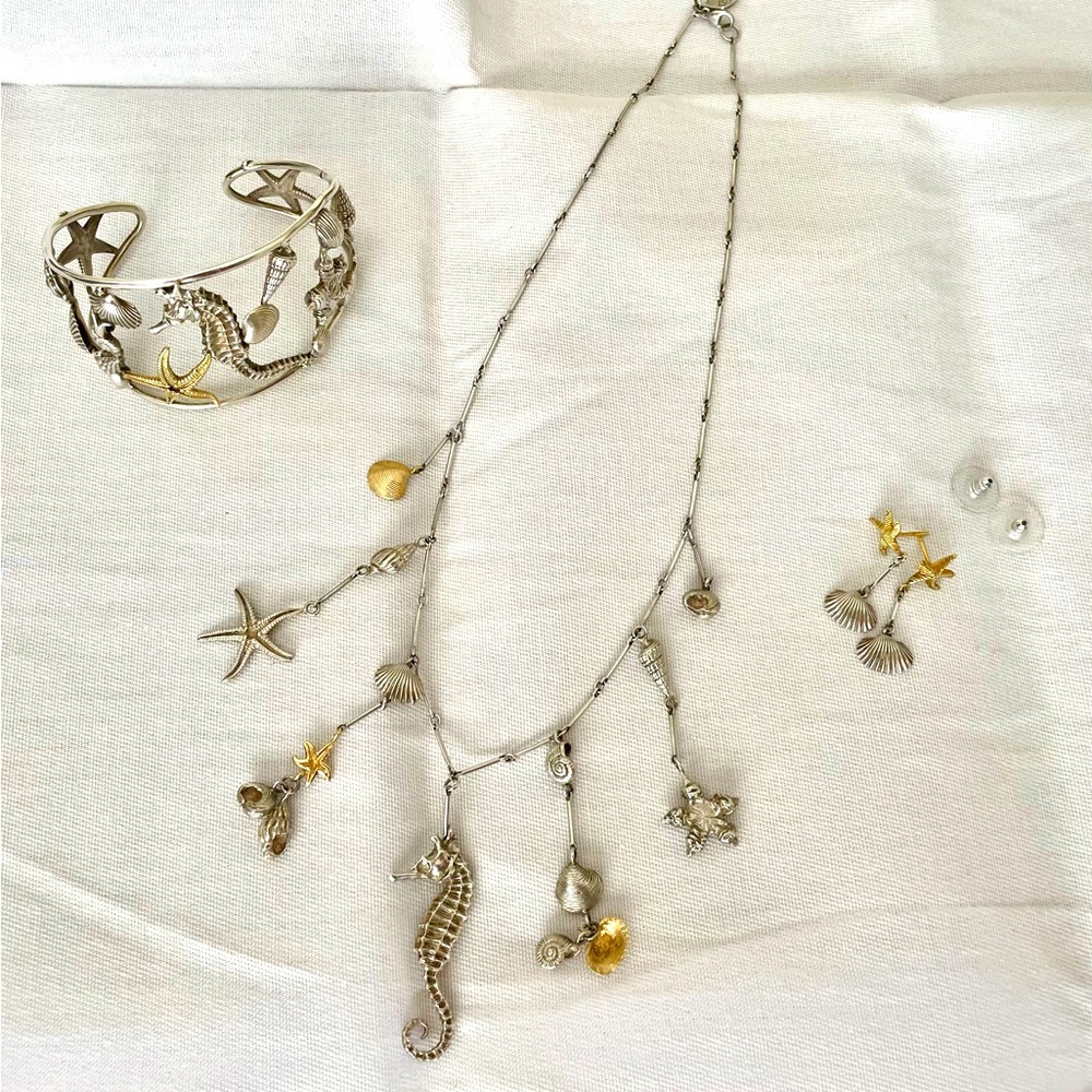 Designer Jewelry Set, Ocean Side by Esty